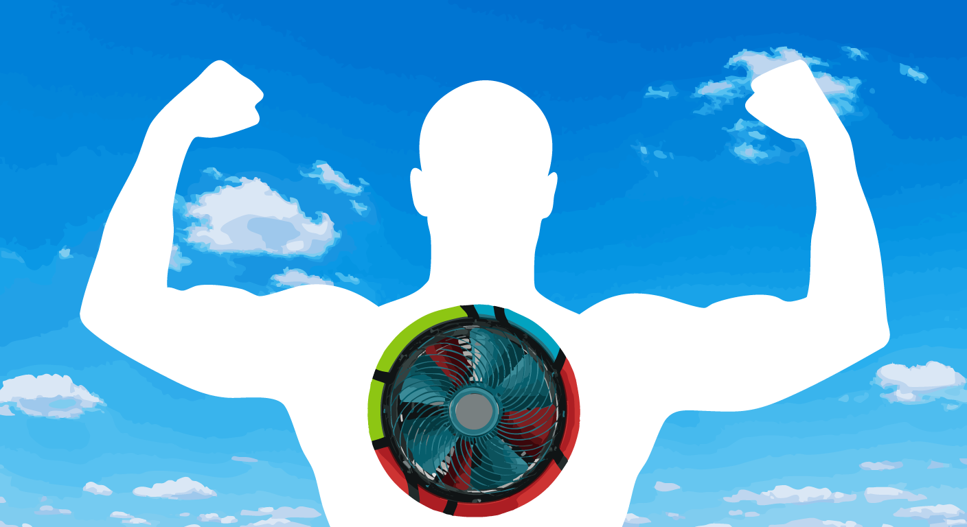 ファン付き服が快適