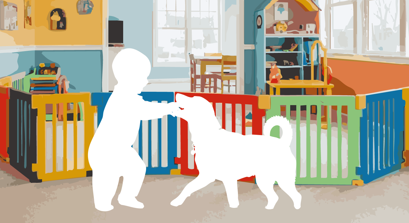 赤ちゃんとペットの安全空間