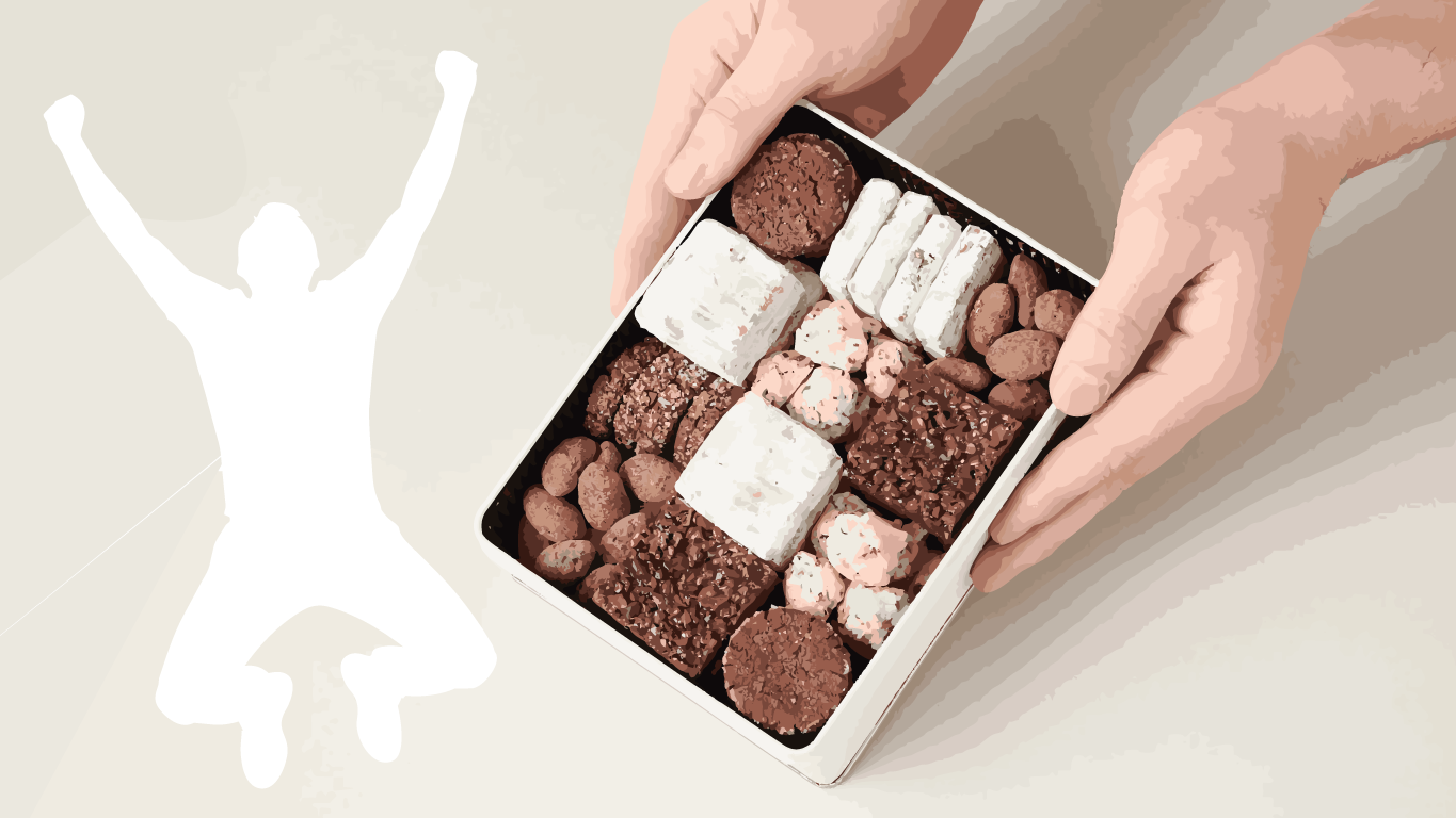 男性にも人気のチョコ